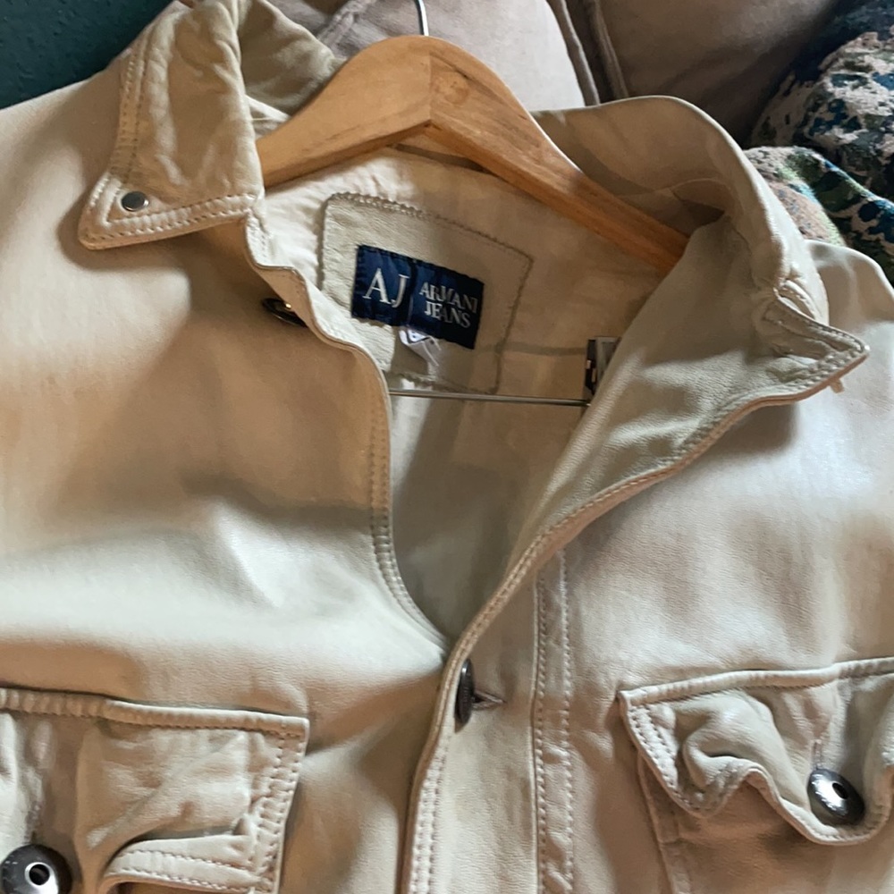 Men’s Armani Leather Jacket